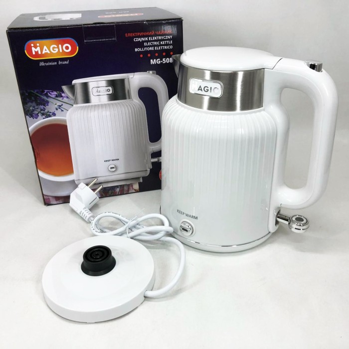 Чайники металеві з нержавіючої сталі, Електричний чайник з автовідключенням, Гарний електрочайник OK-14