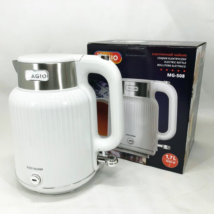 Чайники металеві з нержавіючої сталі, Електричний чайник з автовідключенням, Гарний електрочайник OK-14