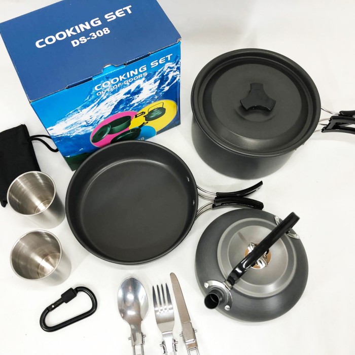 Посуд у похід HALIN DS-308, Набори туристичного посуду для приготування, Якісний туристичний посуд KY-51