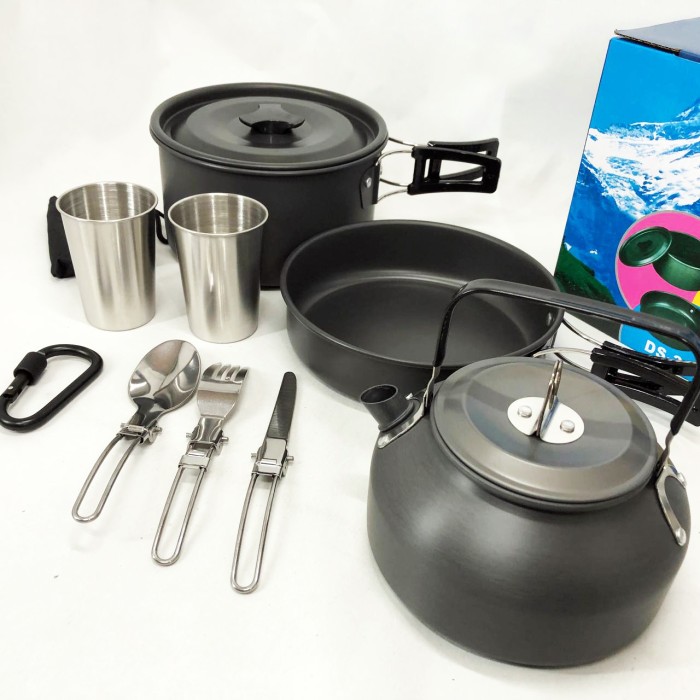 Посуд у похід HALIN DS-308, Набори туристичного посуду для приготування, Якісний туристичний посуд KY-51