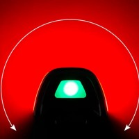 Мигалка велосипедна WQB-514, Велосипедний габаритний ліхтар, Мигалка з поворотниками для велосипеда HE-33