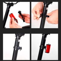 Задній велоліхтар WQB-514, Ліхтар для велосипеда з акумулятором і зарядкою, Велоліхтар на багажник SX-67