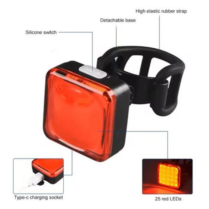 Ліхтарі для велосипеда з поворотниками MY-2107, , Яскраве заднє світло для велосипеда JS-17