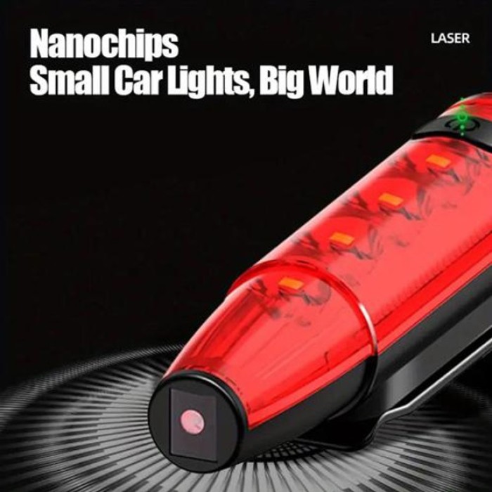 Ліхтар задній для велосипеда, Мигалка з акумулятором на велосипед, Ліхтар для велосипеда з відбивачем FN-36