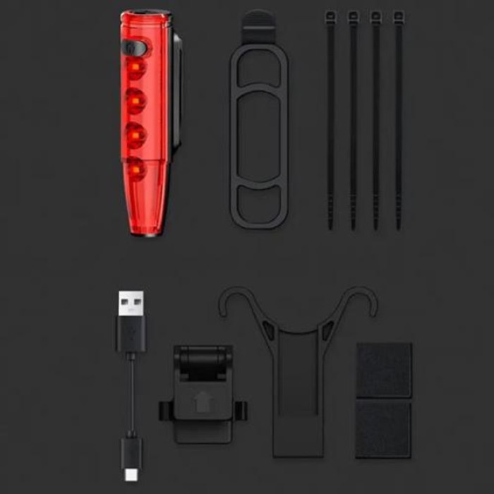 Ліхтар задній для велосипеда, Мигалка з акумулятором на велосипед, Ліхтар для велосипеда з відбивачем FN-36