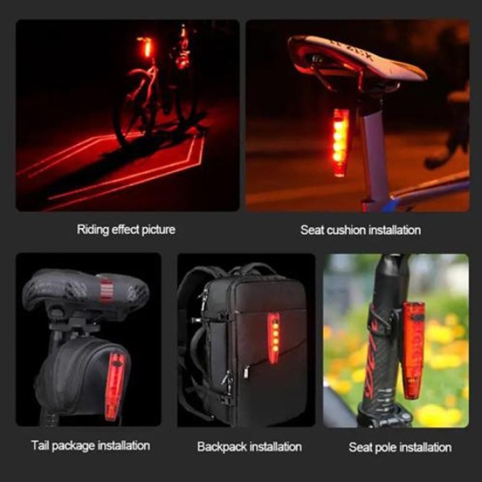 Ліхтар задній для велосипеда, Мигалка з акумулятором на велосипед, Ліхтар для велосипеда з відбивачем FN-36