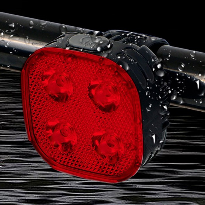 Потужний задній ліхтар для велосипеда, Ліхтар і заднє світло для велопоїздок, Задній стоп велосипед XK-19