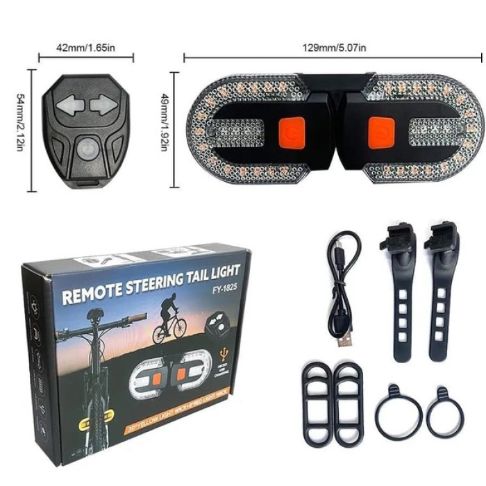 Велосипедні ліхтарі водонепроникні FY-1825, Фара для велосипеда з акамулятором, що перезаряджається BX-36