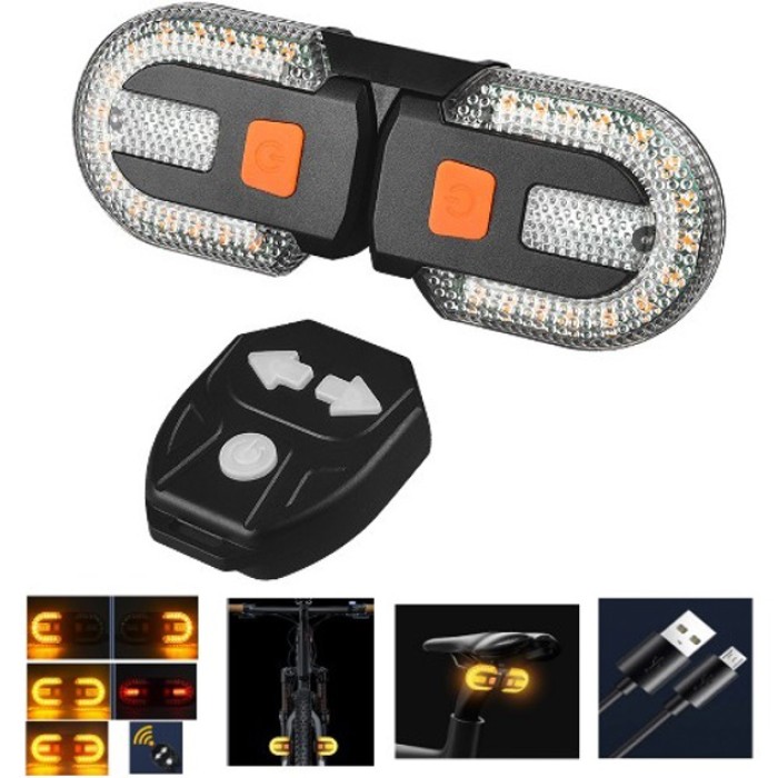 Велосипедні ліхтарі водонепроникні FY-1825, Фара для велосипеда з акамулятором, що перезаряджається BX-36