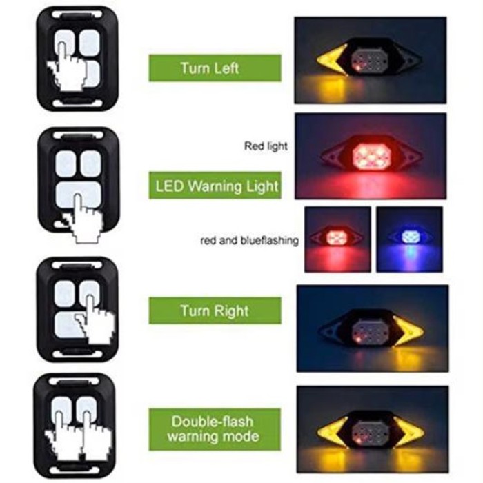 Мигалка задня на акумуляторі для велосипеда, Задній самокатний ліхтар акумуляторний велоліхтар BA-25