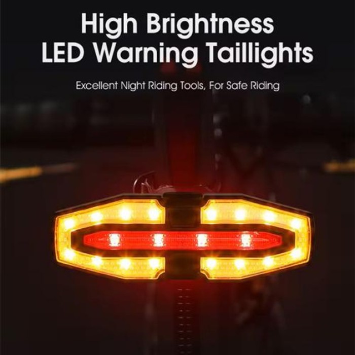 Задній ліхтар для квадроцикла LY-5510, Ліхтарик-мигалка для велосипеда Ліхтар задній велосипеда TU-96