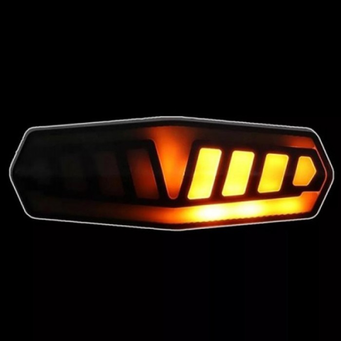 Велофара із заднім стоп-сигналом FY-1828, Ліхтарі для велосипеда з поворотниками, Задній велоліхтар GL-87