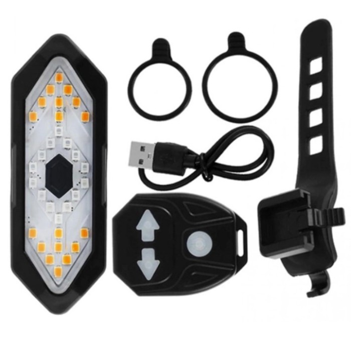 Велосипедний габаритний ліхтар FY-1820, Задній попереджувальний ліхтар для велосипеда QA-89