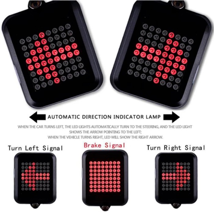 Мигалка для велосипеда на батарейках AQY-0100, Задній ліхтар на крило велосипеда, Задній велоліхтар LO-33