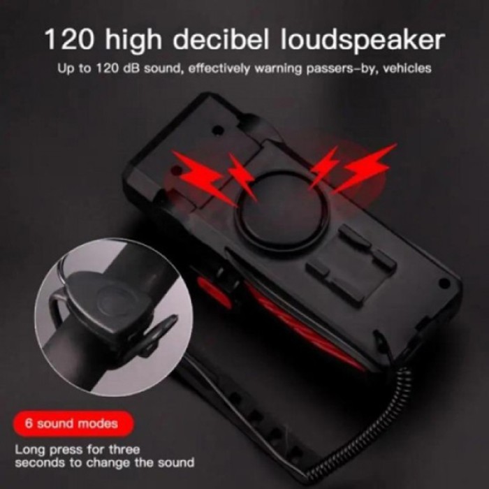 Ліхтар для велосипеда із зарядним пристроєм, Фара вело велосипедна для велосипедів CK-83