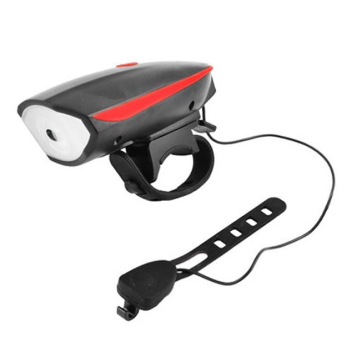Велоліхтар з водозахистом, Ліхтар для переднього колеса велосипеда, Фара і мигалка для велосипеда HI-45