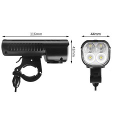 Велоліхтар для велосипедів з акумулятором FY-336-4T6, Велоліхтар з акумулятором і зарядним пристроєм MG-63