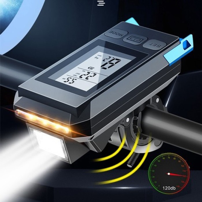 Велосипедна фара з вбудованим акумулятором MT-088-T6, Фара з акумулятором для велосипеда LG-78