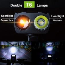 Потужний велосипедний ліхтар BK-1920-2T6, Ліхтар для переднього колеса велосипеда UJ-18