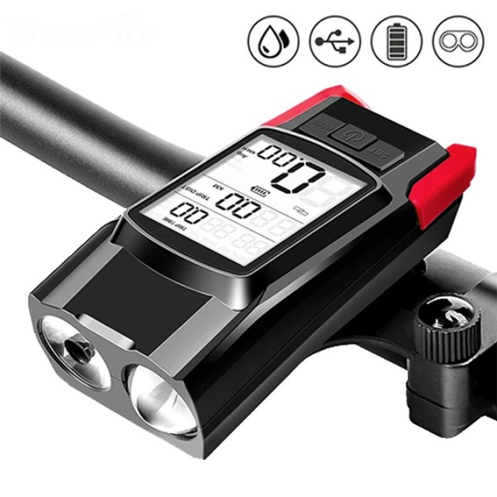 Потужний велосипедний ліхтар BK-1920-2T6, Ліхтар для переднього колеса велосипеда UJ-18