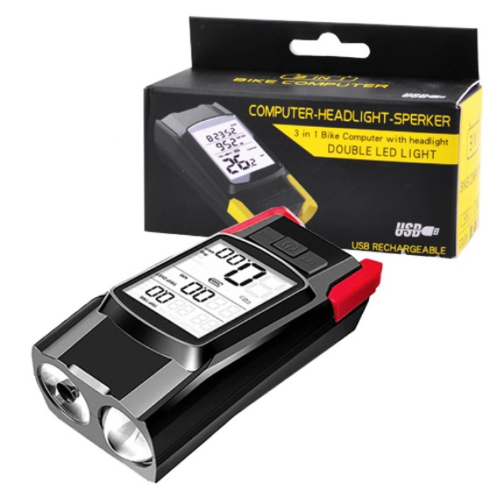 Велоліхтар із захистом від води BK-1920-2T6, Довговічний велосипедний ліхтар, Фара велосипедна передня PX-50