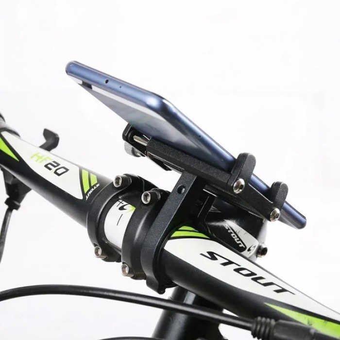 Тримач мобільного для велосипеда, Підставка для смартфона на велосипеді, Кріплення телефону на мотоцикл PI-37