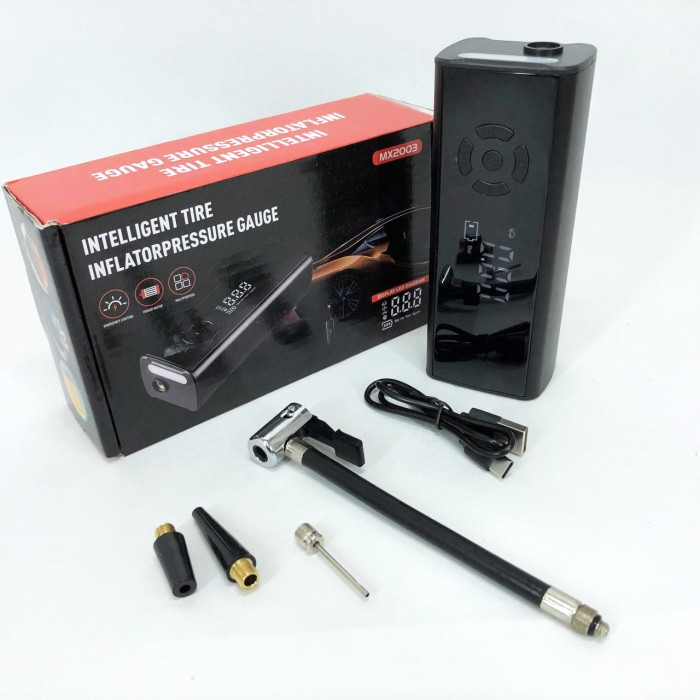 Компресор для автомобіля портативний MX20033, Повітряний компресор 12 вольт насос для машини YE-67