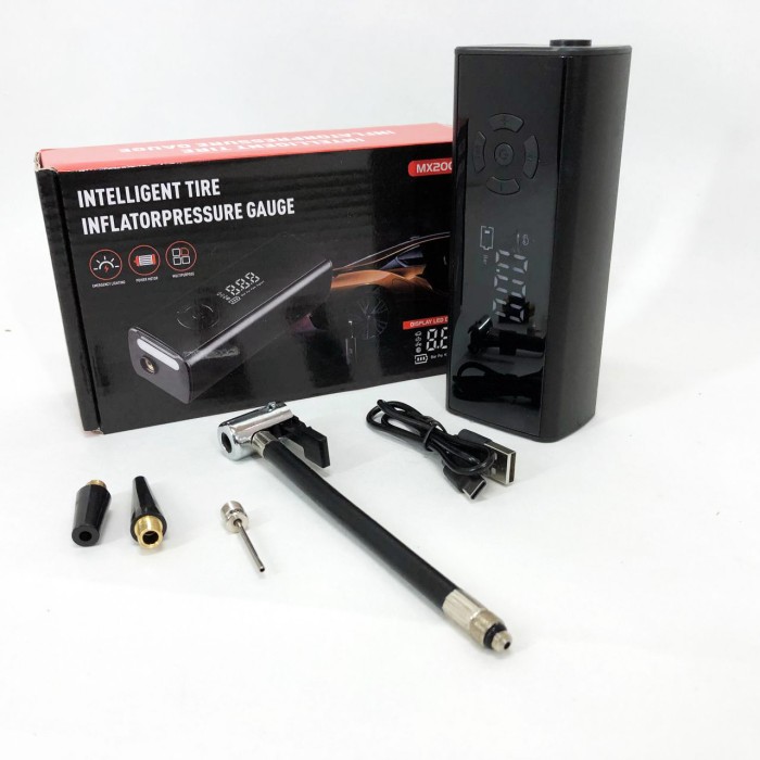 Портативний компресор для автомобільних коліс, Потужний портативний повітряний компресор насос XZ-31