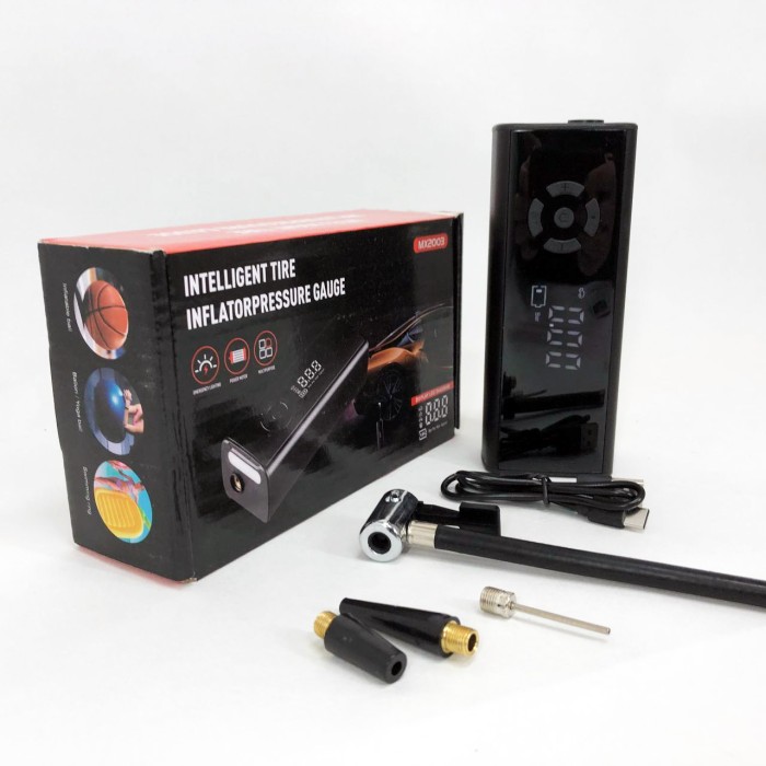 Портативний компресор для автомобільних коліс, Потужний портативний повітряний компресор насос XZ-31