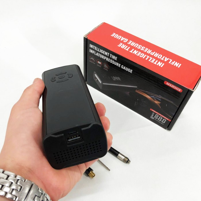 Портативний насос для накачування MX20033, Насос автомобільний компресор портативний 12 в dc BJ-41