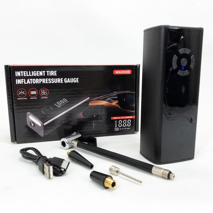 Портативний насос для накачування MX20033, Насос автомобільний компресор портативний 12 в dc BJ-41