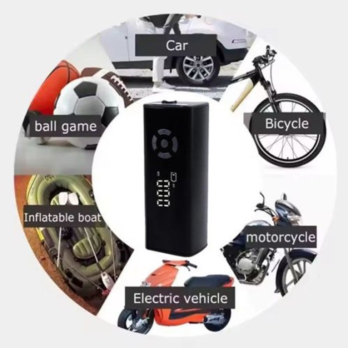 Портативний насос для накачування MX20033, Насос автомобільний компресор портативний 12 в dc BJ-41