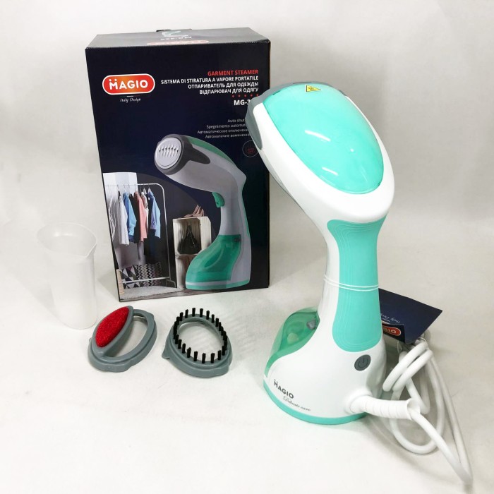 Ручний ополіскувач MAGIO MG-326, Відпарювач підлоговий для одягу, Ручний пароочисник для тканини LU-25