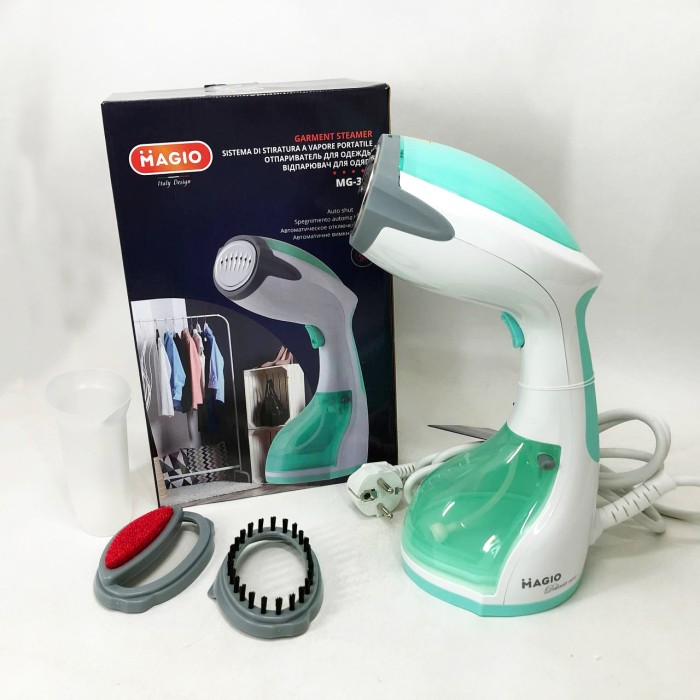 Ручний ополіскувач MAGIO MG-326, Відпарювач підлоговий для одягу, Ручний пароочисник для тканини LU-25