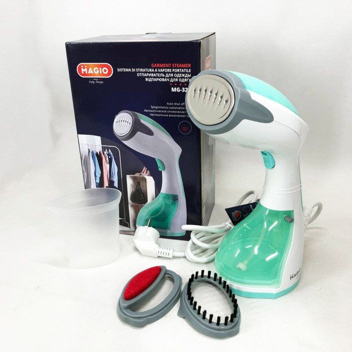 Ручний ополіскувач MAGIO MG-326, Відпарювач підлоговий для одягу, Ручний пароочисник для тканини LU-25