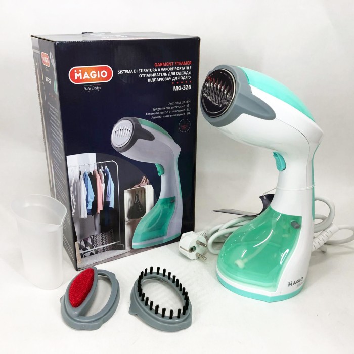 Відпарювач для одягу парою MAGIO MG-326, Ручний відпарювач з швидким нагріванням, Пароочисники для штор MQ-87