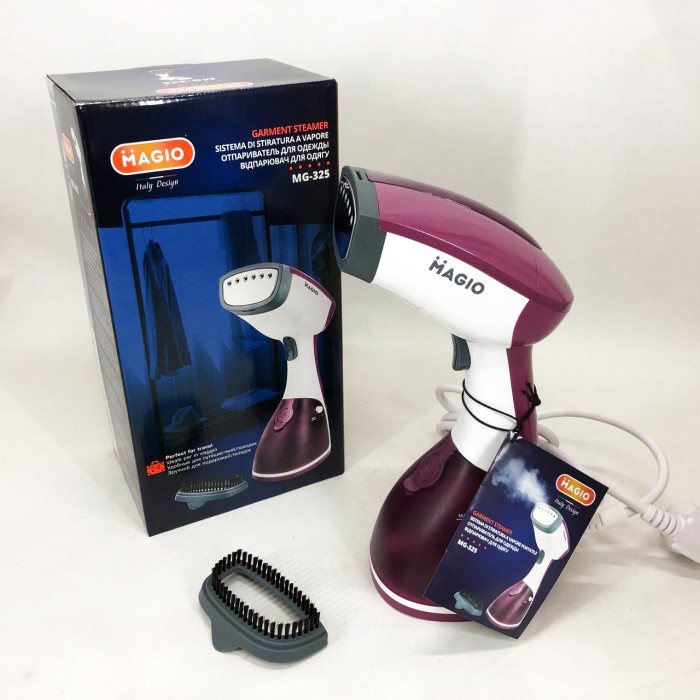 Компактний відпарювач MAGIO MG-325, Відпарювач з функцією вертикальної пари для блузки UM-52