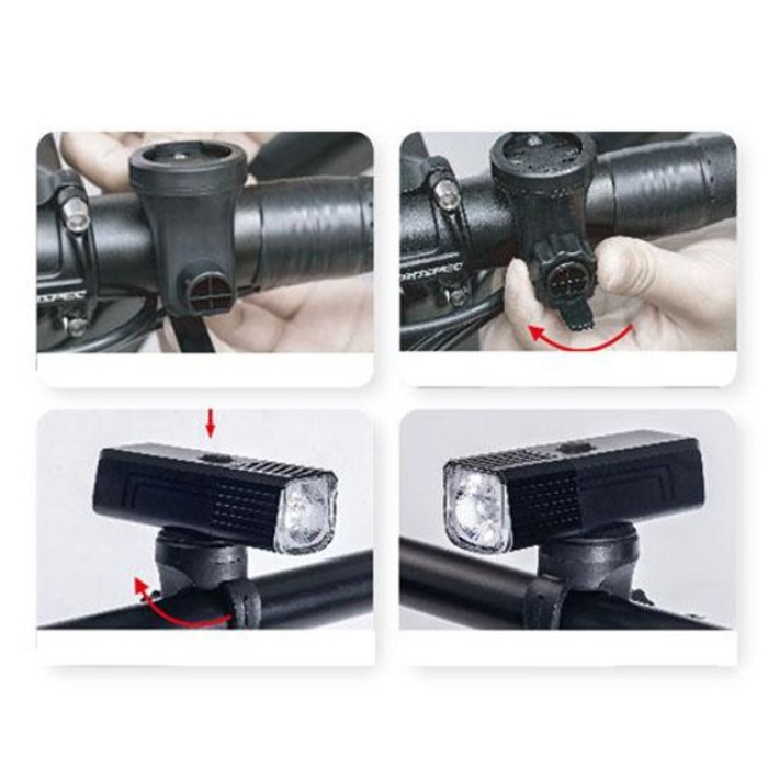 Потужний ліхтар для велосипеда з Li-Ion батареєю LEADBIKE LD88-OSRAM 800LM, Велосипедне світло на кермо EI-25