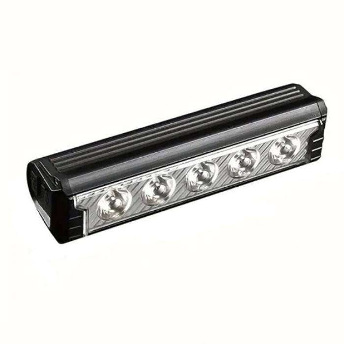 Велофара потужна FY-339B-5LED(white+yellow), Світлові сигнали для велосипеда, Фара led для велосипеда
