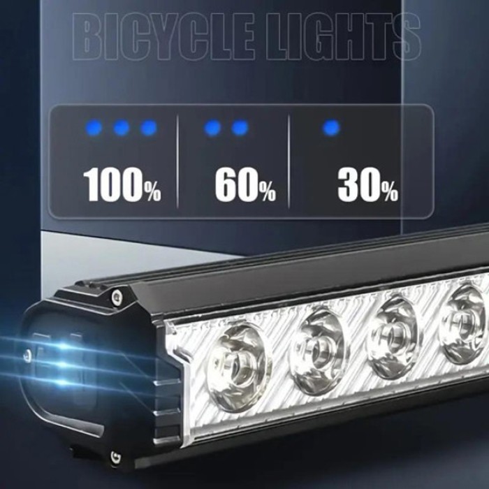 Водонепроникний велоліхтар FY-339B-5LED(white+yellow), Передня вело-фара для самоката YG-70