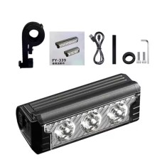 Передній протиударний ліхтар на велосипед FY-339B-3LED(white+yellow), Освітлення для велосипеда SF-21