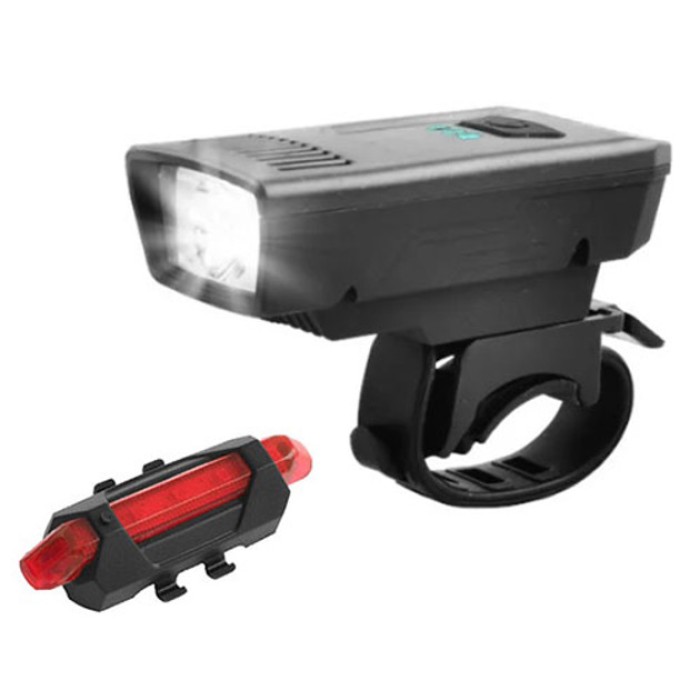 Велофара із зарядкою від usb 1803-1-XPE, Фара для велосипеда з зарядкою, Передній ліхтар на велосипед TN-77