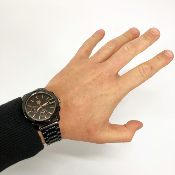 Чоловічий годинник стильний годинник на руку наручний чоловічий кварцовий каучуковий MN-69