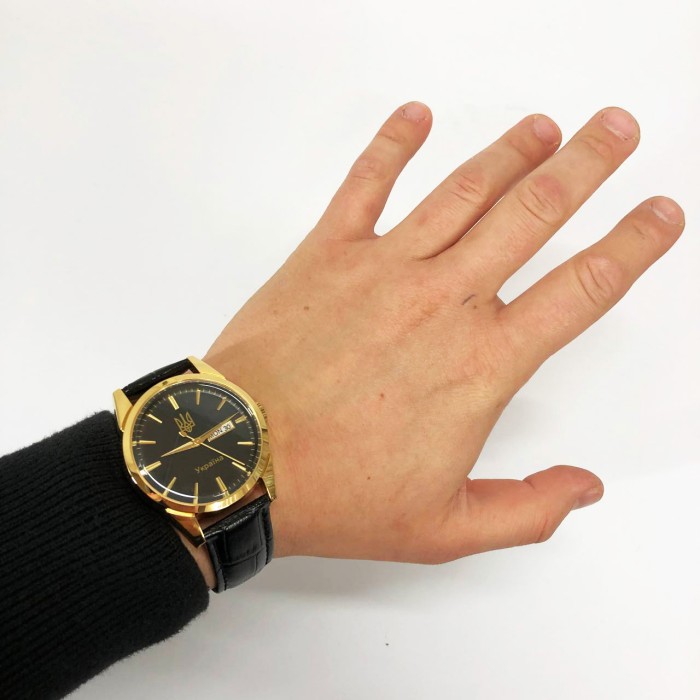 Чоловічі якісні кварцові годинники SKMEI 3709/9073GDBK-B, Наручні чоловічі класичні бізнес-годинники OI-15