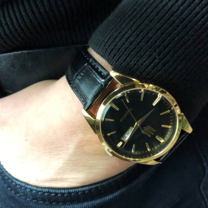 Чоловічі якісні кварцові годинники SKMEI 3709/9073GDBK-B, Наручні чоловічі класичні бізнес-годинники OI-15