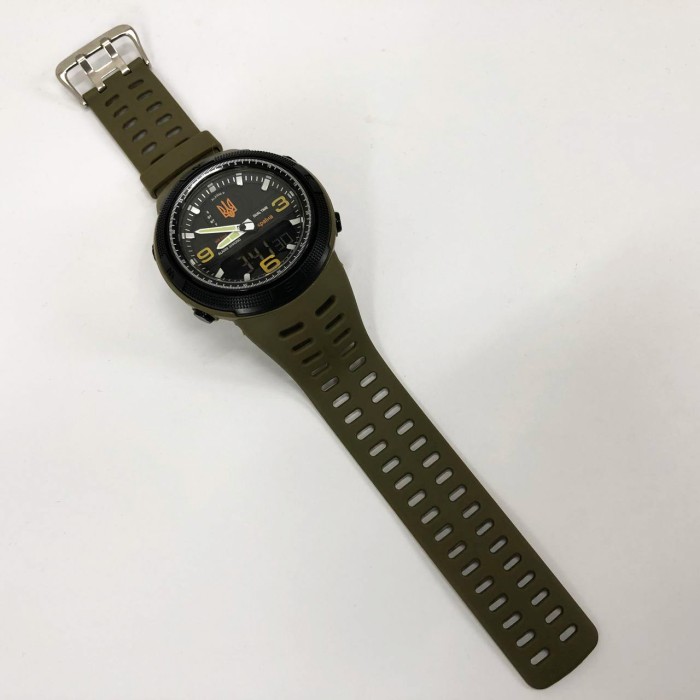 Годинник армійський скмей SKMEI 5561/1655AGBK, Чоловічий тактичний годинник Армійський топ DQ-14