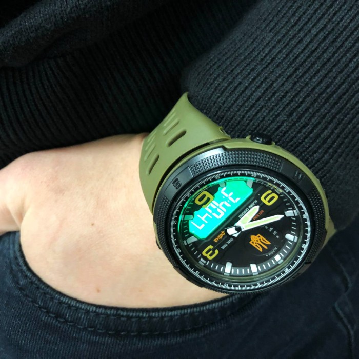 Годинник армійський скмей SKMEI 5561/1655AGBK, Чоловічий тактичний годинник Армійський топ DQ-14