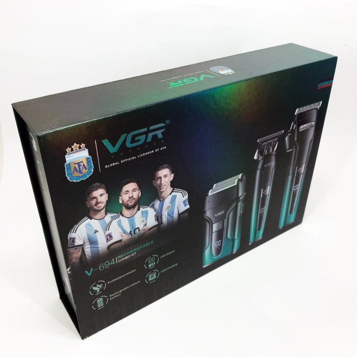 Машинка для стрижки волосся бездротова VGR V-694, Машинка для стрижки для дому, TI-922 Тример бездротовий