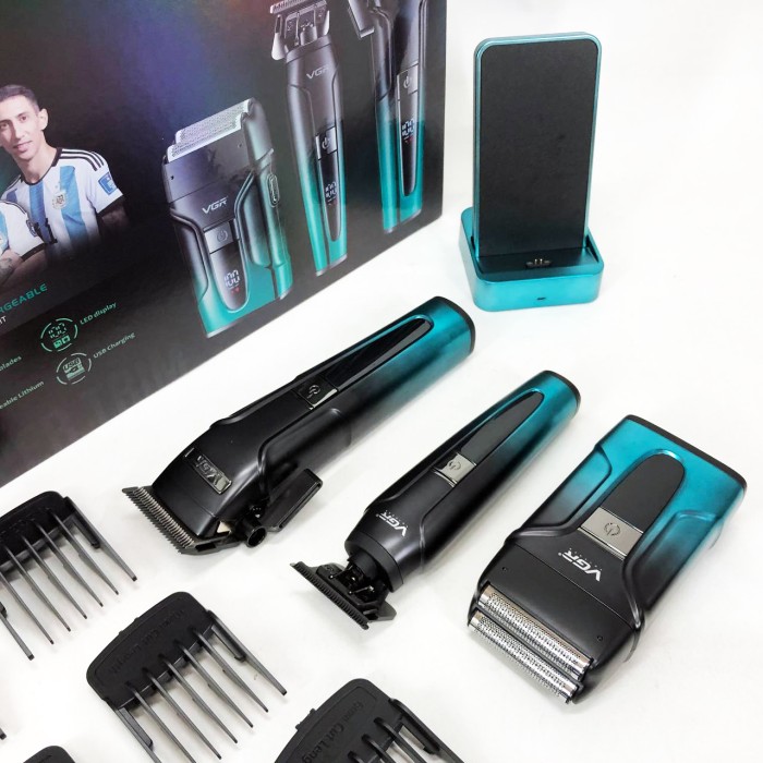 Модний машинка для стрижки волосся VGR, Бездротовий тример для стрижки волосся, Тример бездротовий GT-31