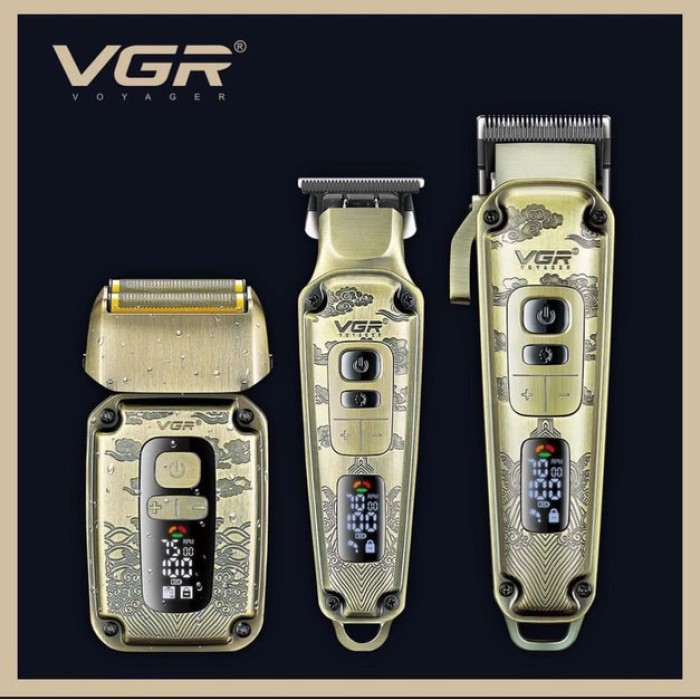 Бритва тример для чоловіків VGR V-642, Хороший бездротовий триммер, Машинка для VO-882 стрижки голови